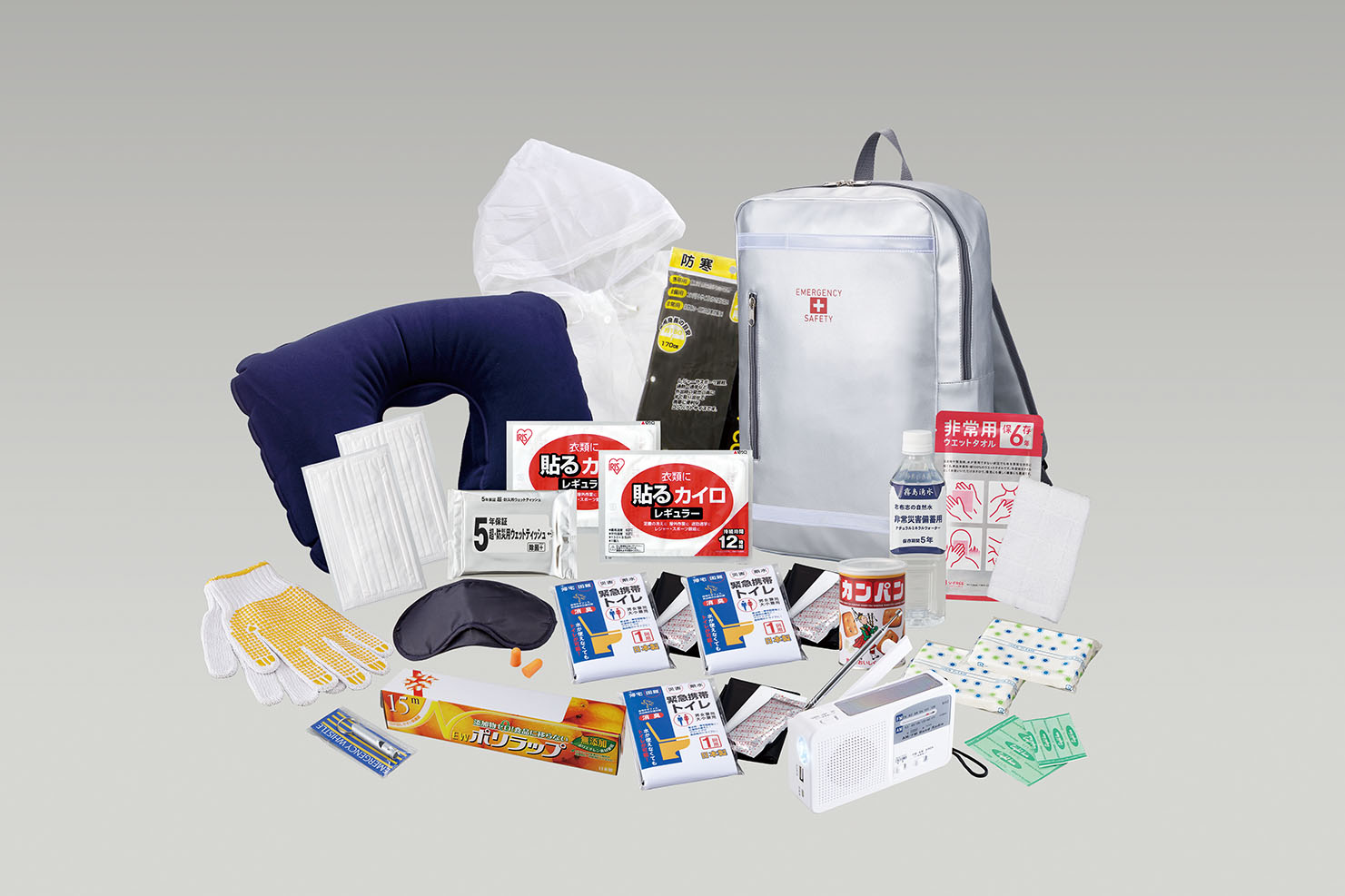 リュックバッグ避難セット